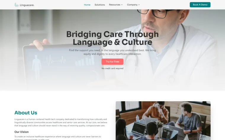 Linguacare website