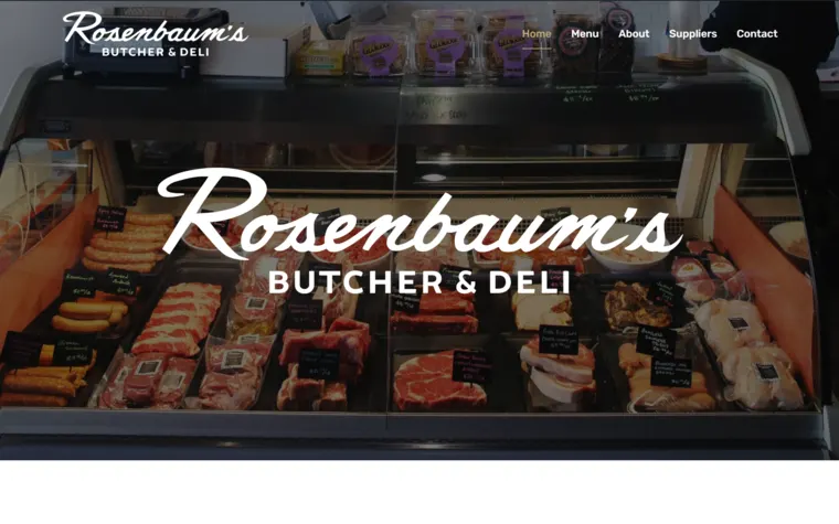 Rosenbaum's Butcher website